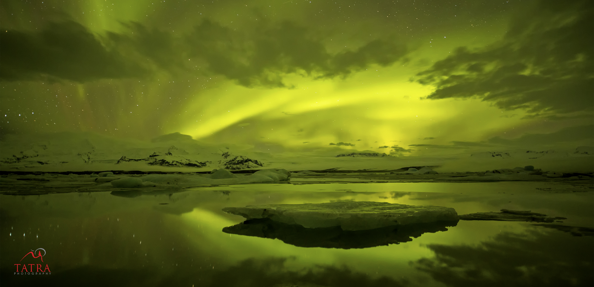 Aurora Lagoon Iceland