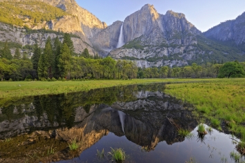 Upper Yosemite Fall in spring